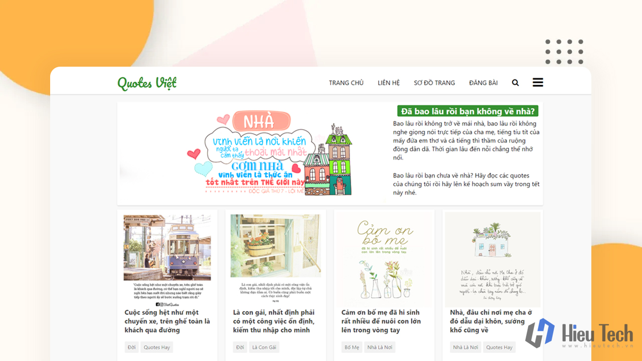 Share template blogger chia sẻ quotes chuyên nghiệp